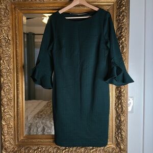 Elegant Dark Green Dress